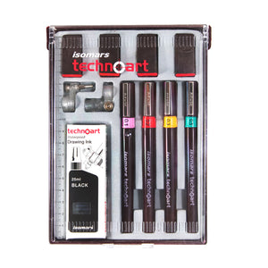 Drawing Pen - 4 Pens Set - Technoart - Isomars