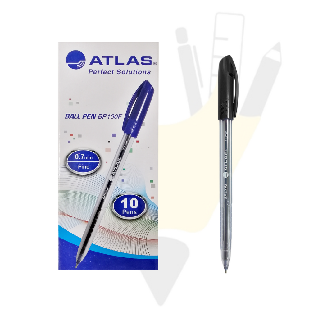 Ball Pen - Atlas - Black - 0.7 - AS-BP100F