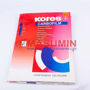 Carbon Paper - Blue - Plastic - Kores - Masuminprintways
