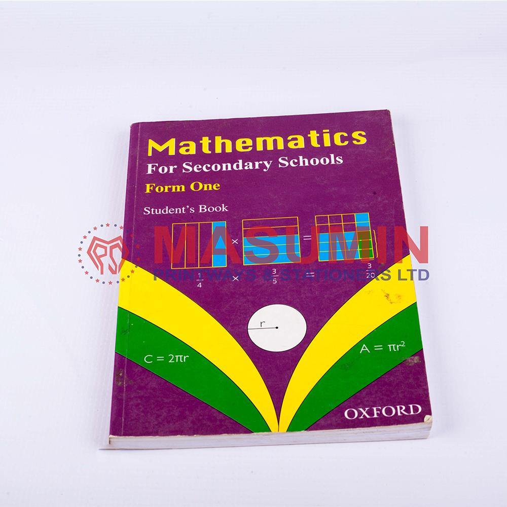 Sca First Form Math Book Textbook - Mathematics - Form - 1 – Masuminprintways Store