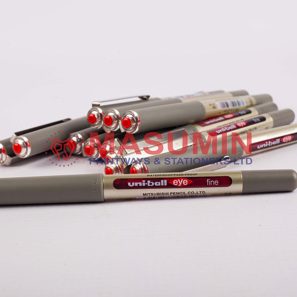Pen - Uniball - Eye - Red - UB-157  - Fine - 0.7mm
