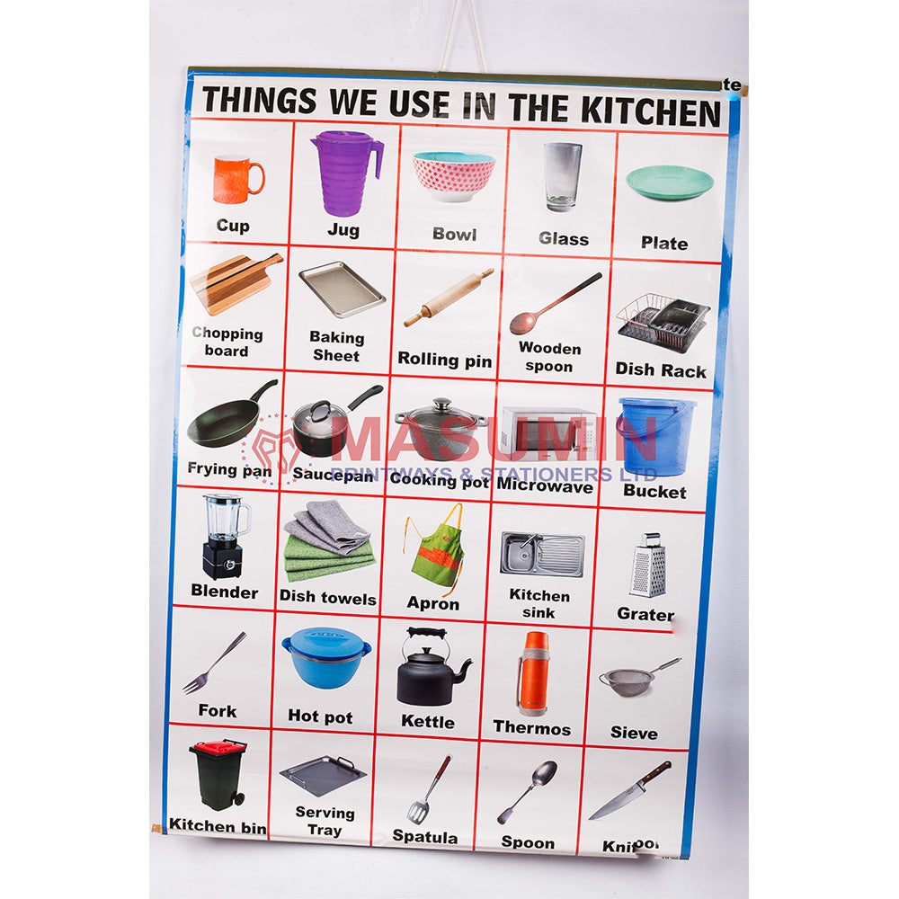 Chart - Things We Use In The Kitchen