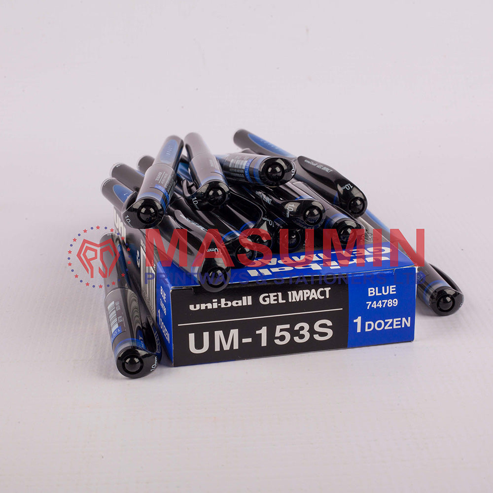 Pen - Uniball - Gel Impact - Blue - UM-153S - 1.0
