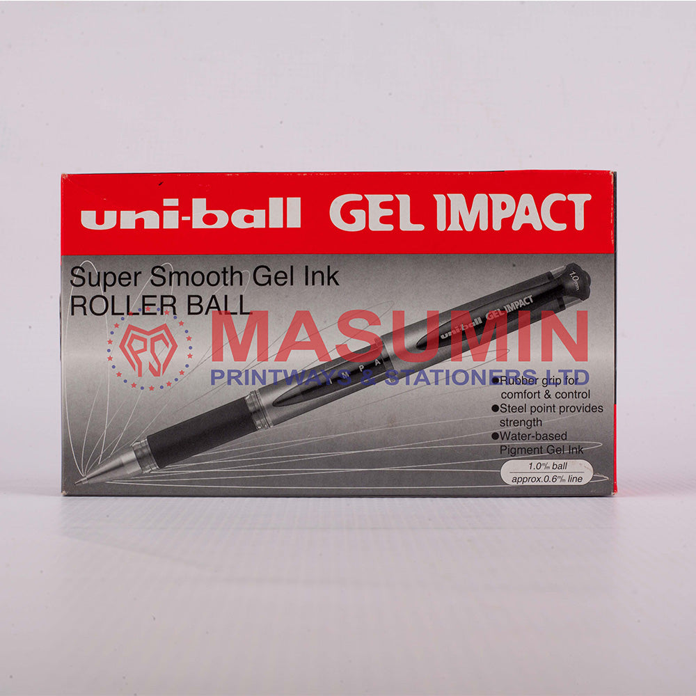 Pen - Uniball - Gel Impact - Red - UM-153S