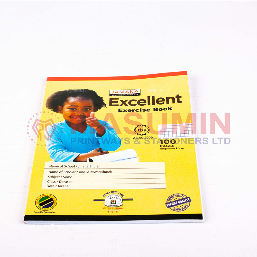 Ex Book - Square Line - 100 Pages - A5 Size