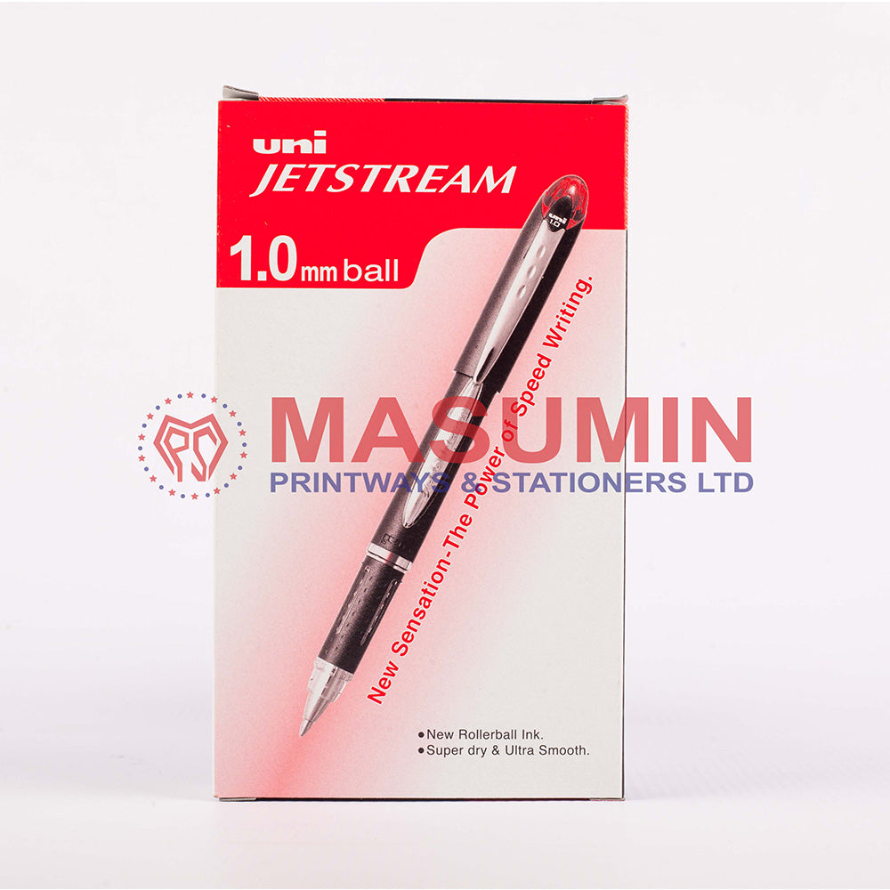 Uniball pen jetstream red