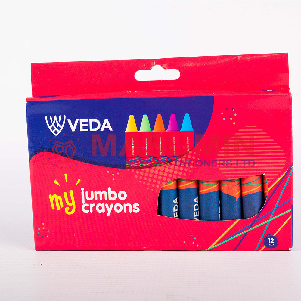 Crayon - Jumbo - Big - Veda - CR-J12A - 12 Color