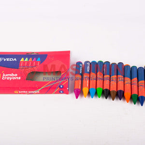 Crayon - Jumbo - Big - Veda - CR-J12A - 12 Color