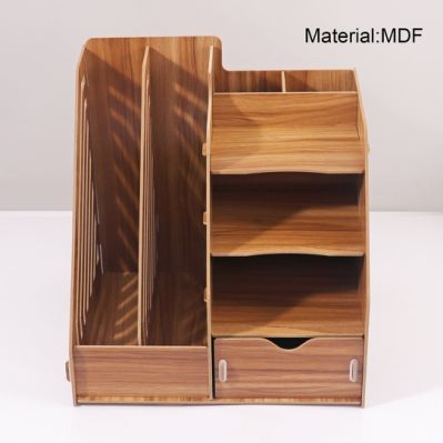 Desk Organizer - Foska - Wooden - ZM2004