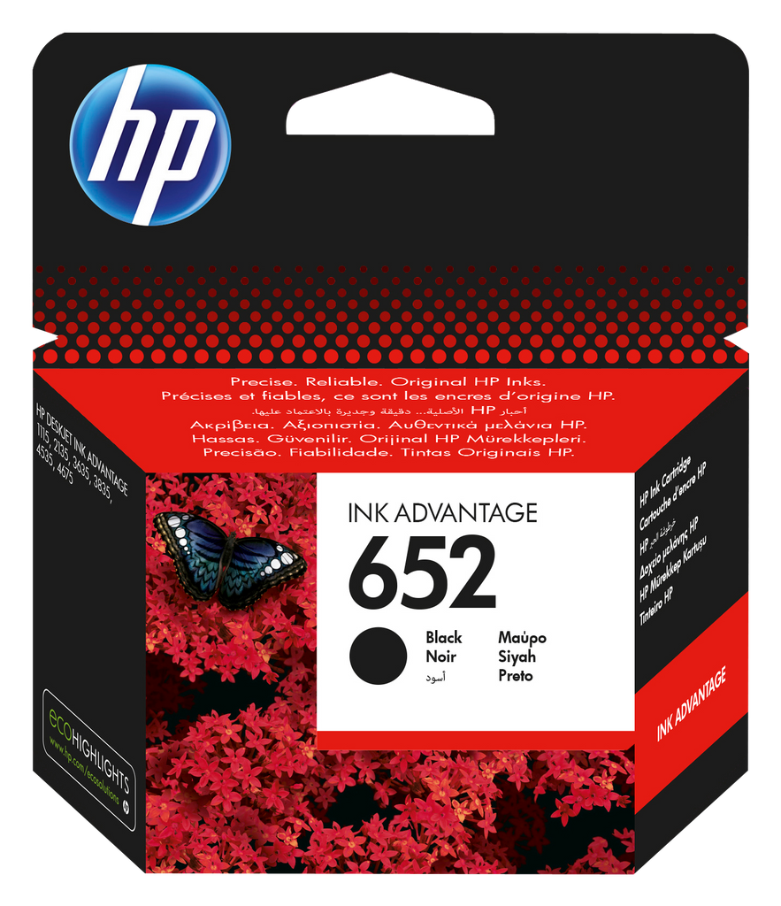 Cartridge - HP - 652 - Tricolor - F6-24A