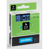 Tape - Dymo - 12mmX7m - Black/Blue - D1