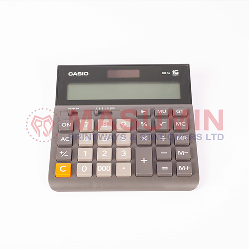 Calculator - Casio - DH-16 - BK - 16 Digit - Masuminprintways