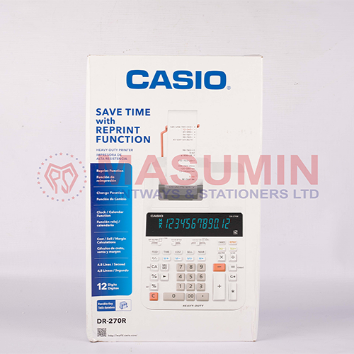 Calculator - Casio - Printing - DR-270R - 12 Digit - Masuminprintways