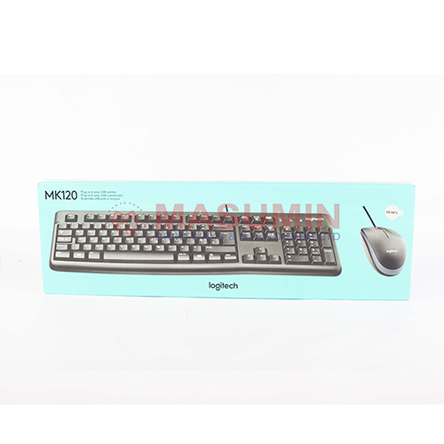 Keyboard - Logitech - Combo - MK120 - Wired - Masuminprintways