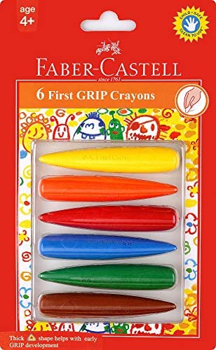 Crayon - 6 Colour - Faber Castell - 122606