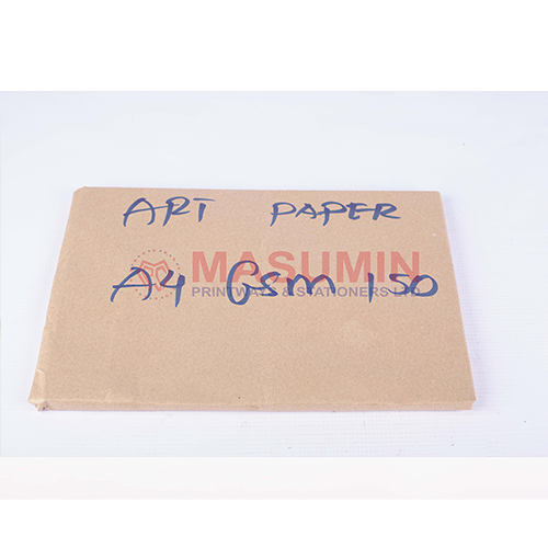 Art Paper - A4 - White - 150 gms - Masuminprintways