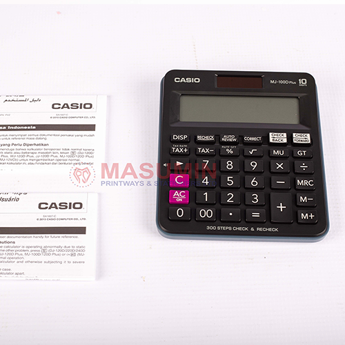 Calculator - Casio - MJ-100D - Plus - 10 Digit - Masuminprintways