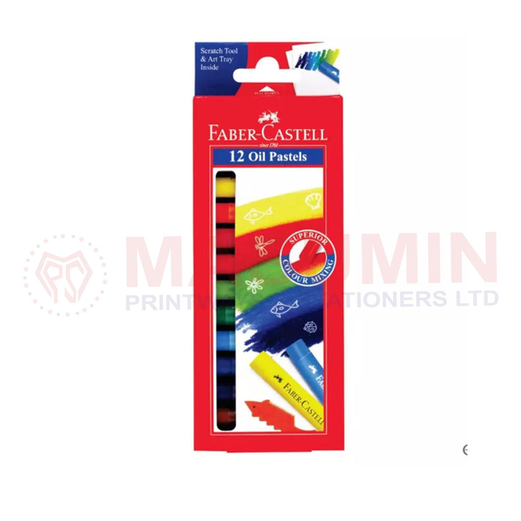 Oil Pastels - 12 Color - Faber Castell - 126012