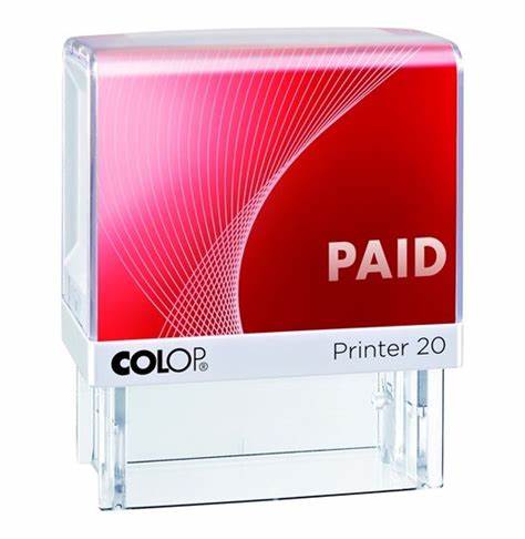 Self Inking Stamp - Paid - Colop - Printer 20
