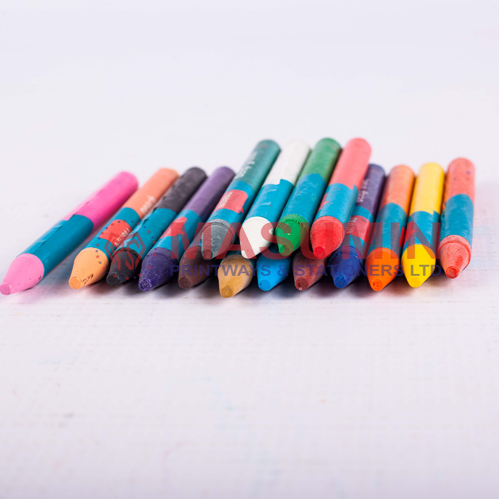 Crayon - Nataraj - 16 Color (90mm) - Masuminprintways