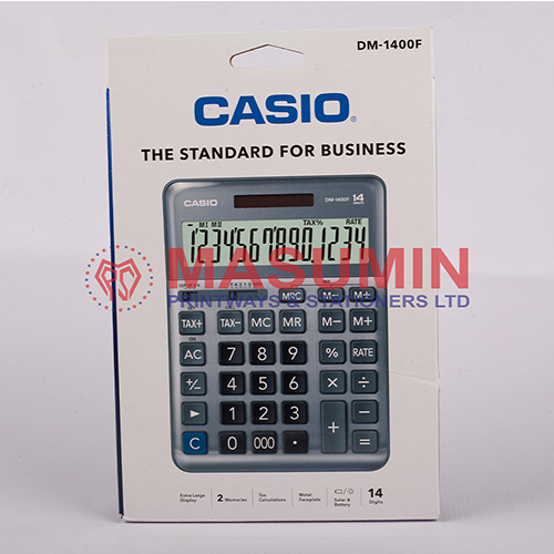Calculator - Casio - DM-1400B - 14 Digit - Masuminprintways