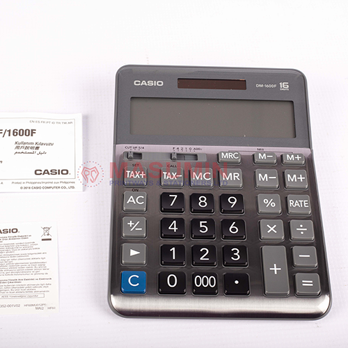Calculator - Casio - DM-1600F - 16 Digit - Masuminprintways